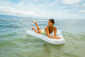 PoolCandy Giant GLITTER CLOUD-72" Inflatable Island Float
