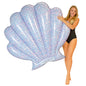 Mermaid Print Oyster Shell Pool Float PoolCandy