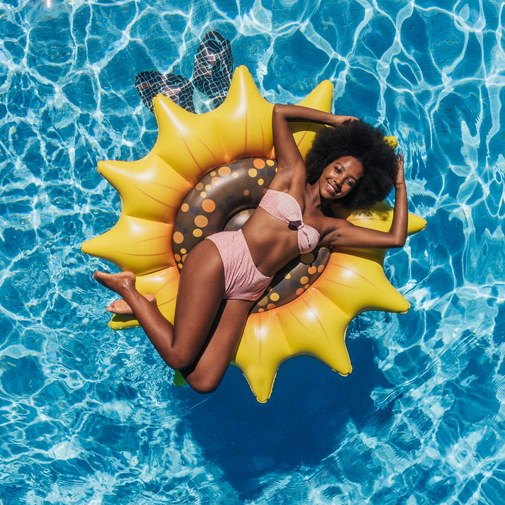 Giant Inflatable Sunflower Island Pool Float – PoolCandy