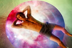 Illuminated LED 72" Giant Galaxy Island - Orion Nebula