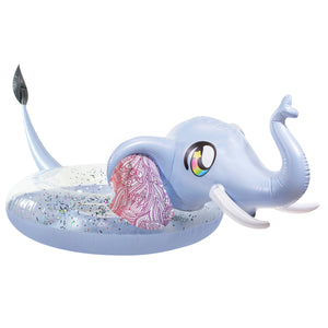 Glitter Elephant Party Animal Pack - 48" Tube with Matching Drink Float