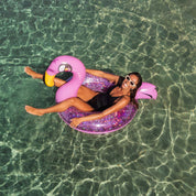 Glitter Flamingo 40" Pool Tube