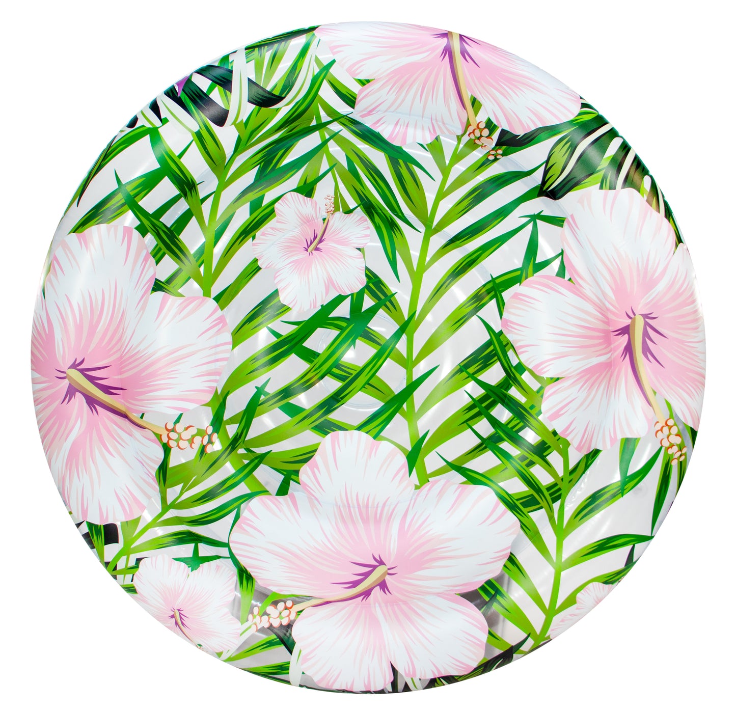 Giant Island 60" - Tropical Hibiscus Flowers