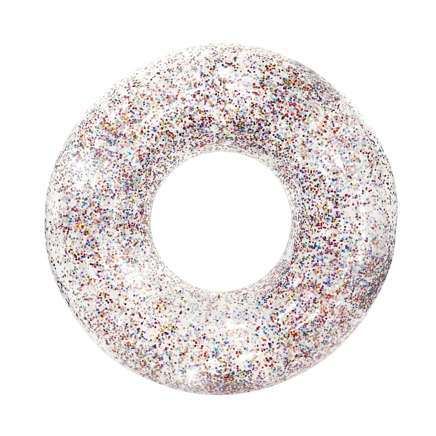 Inflatable Pool Float Multicolor Glitter Jumbo 48 Inch PoolCandy