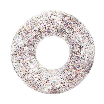 Inflatable Pool Float Multicolor Glitter Jumbo 48 Inch PoolCandy