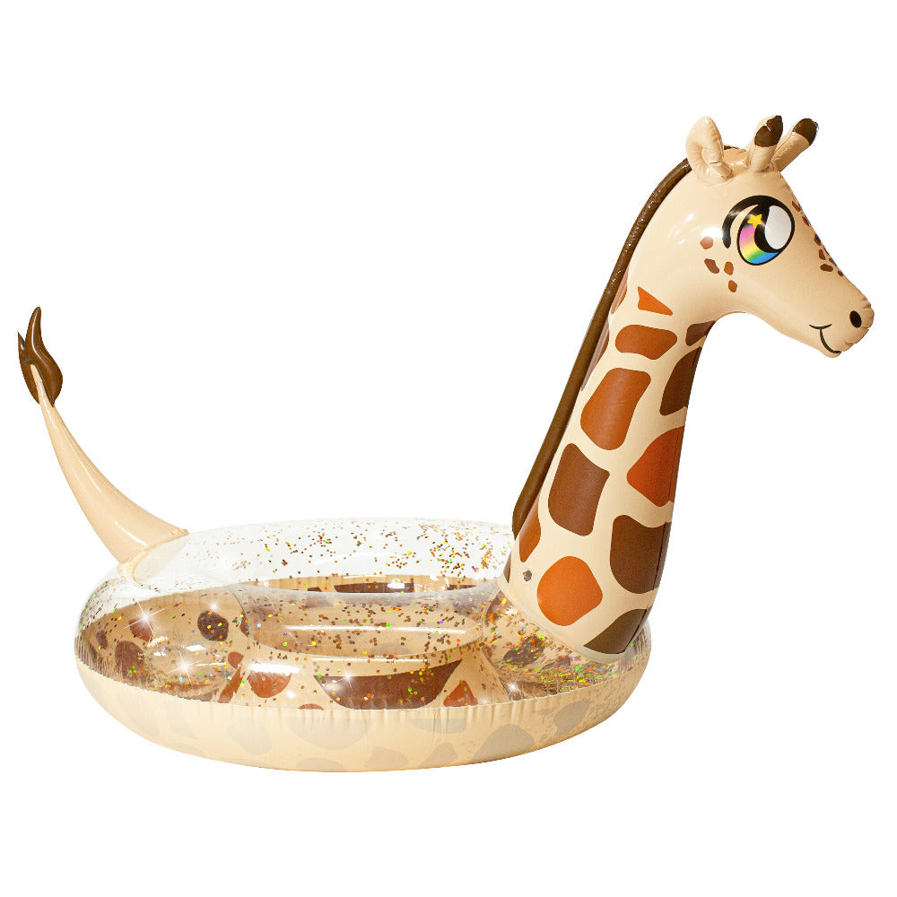 Inflatable Giraffe 48" inch Animal Pool Tube PoolCandy
