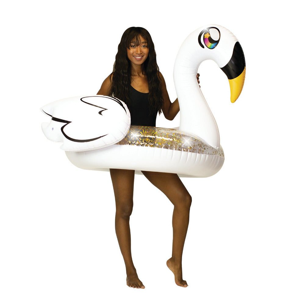 Jumbo Swan with Wings Pool Tube 48" PoolCandy