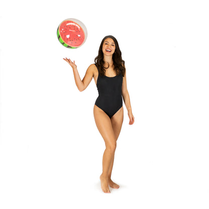 Poolcandy 3D Inflatable Watermelon Beach Ball. Easy to use inflates in Seconds.