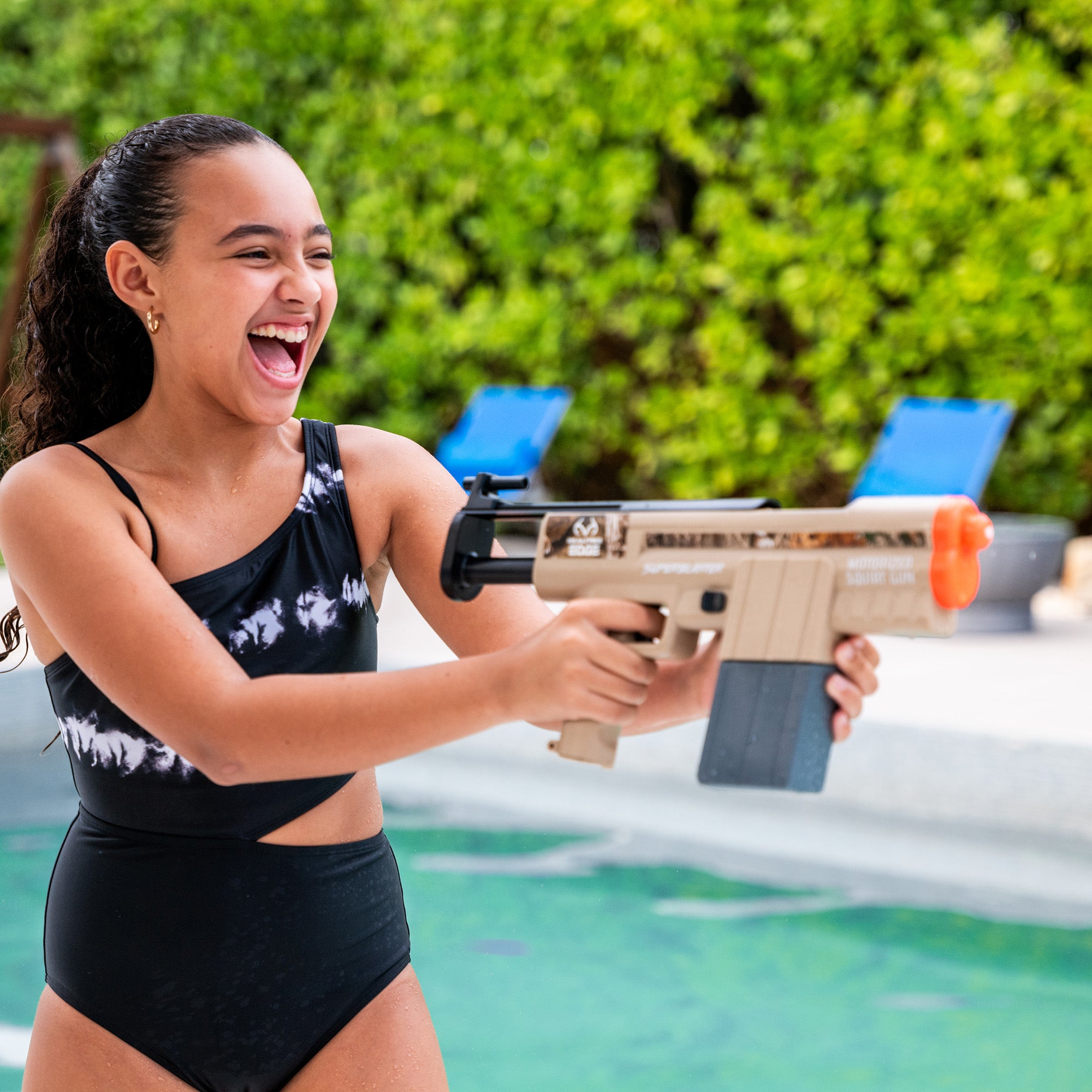 ガリウム　GIGA SPEED SUPER WET Realtree Edge SuperBlaster; Motorized Water Gun – PoolCandy