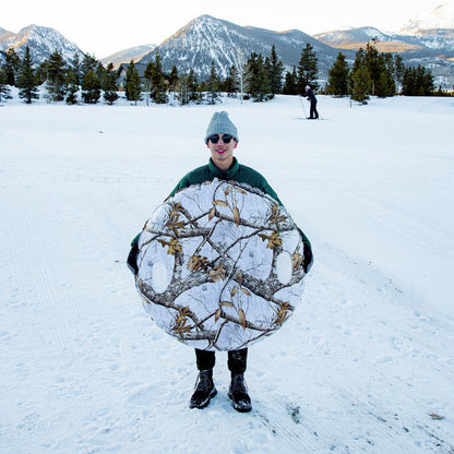 Realtree Camo Camouflage Jumbo Inflatable Heavy-Duty 46" Snow Tube