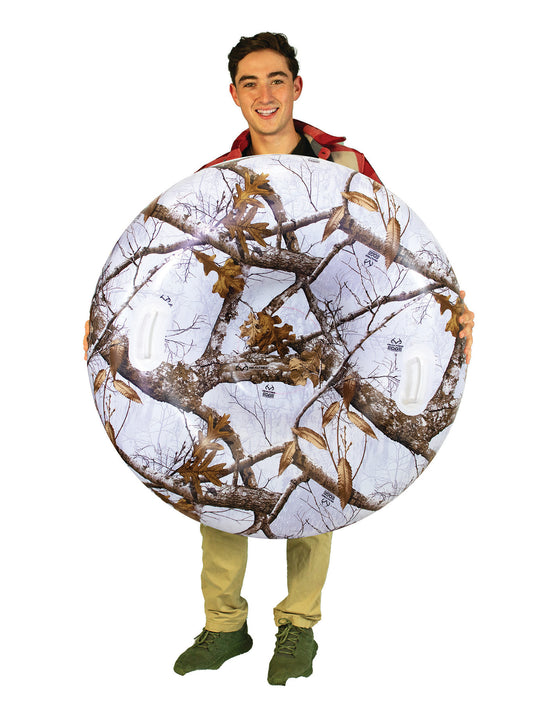 Realtree Camo Camouflage Jumbo Inflatable Heavy-Duty 46" Snow Tube