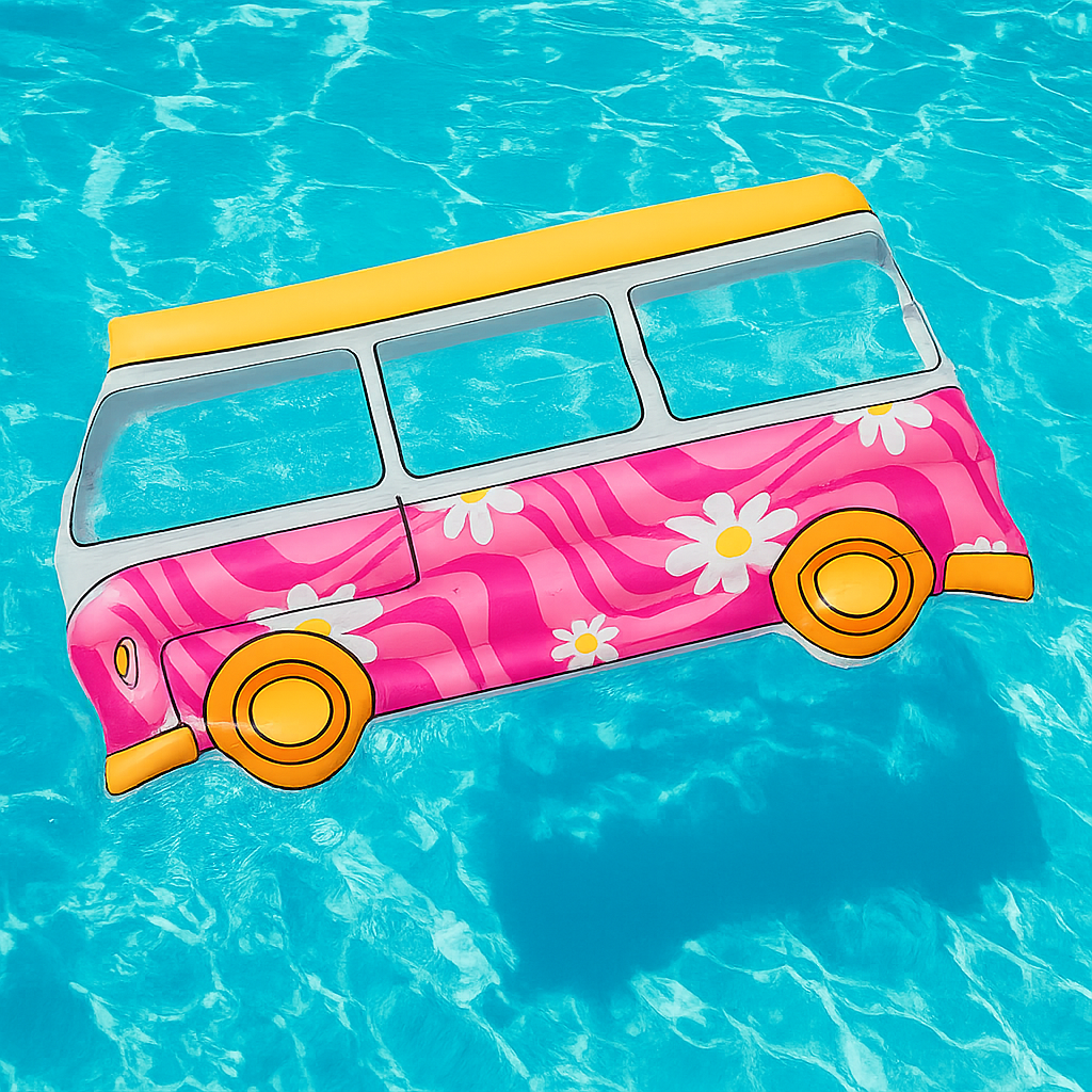 Retro Van Deluxe Inflatable 60" Raft