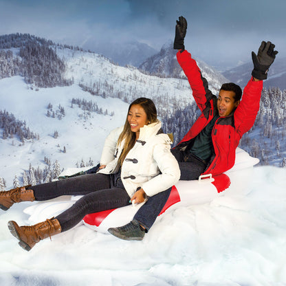 SnowCandy 2 Person Double Rider Pepper Snow Tube