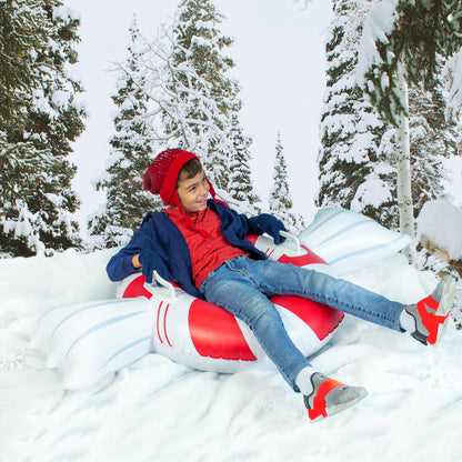 Peppermint Candy Inflatable Snow Sled 42 inch by SnowCandy