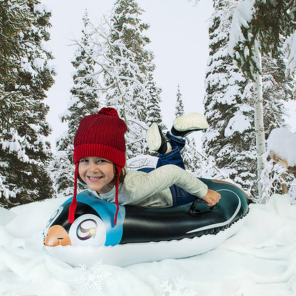 Inflatable Penguin Snow Sled SnowCandy