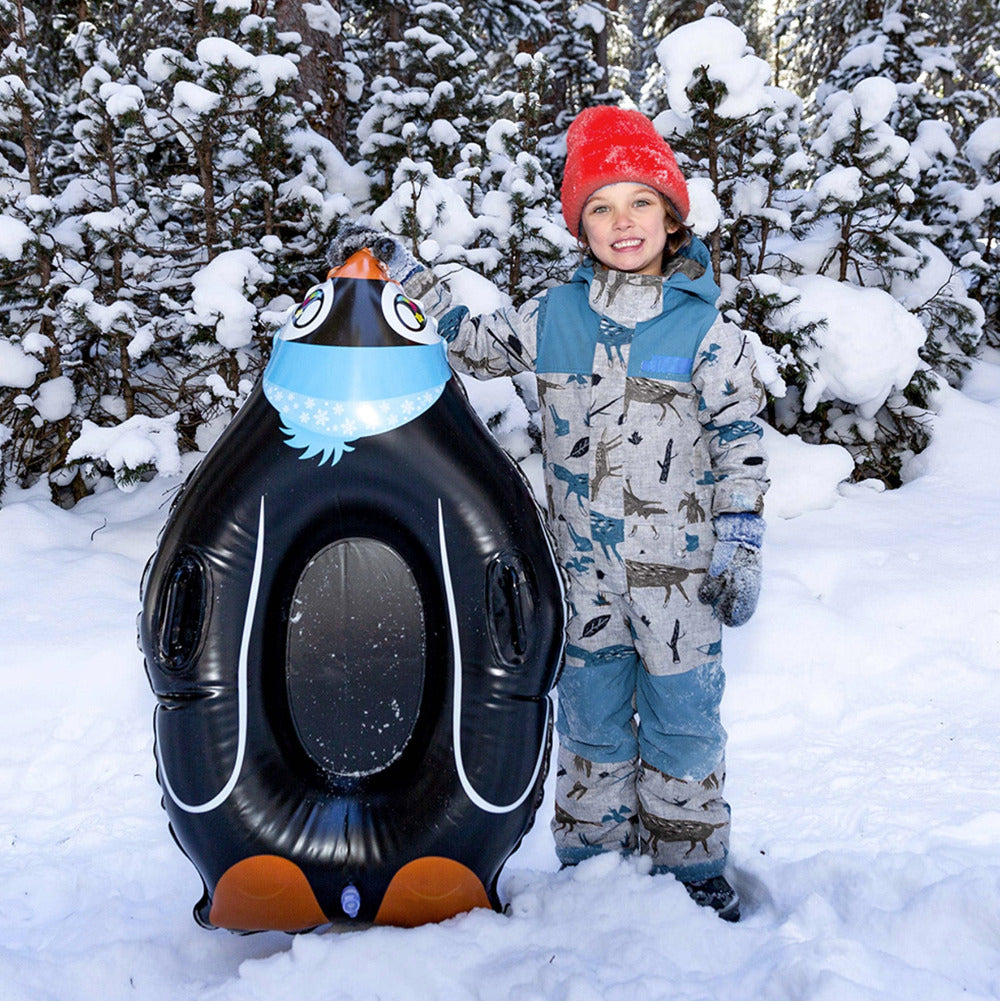 Inflatable Penguin Snow Sled SnowCandy
