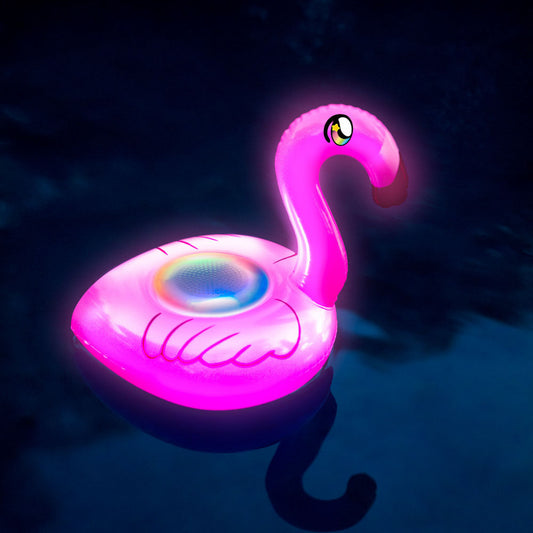SoundCandy floating LED Flamingo Speaker with Bluetooth