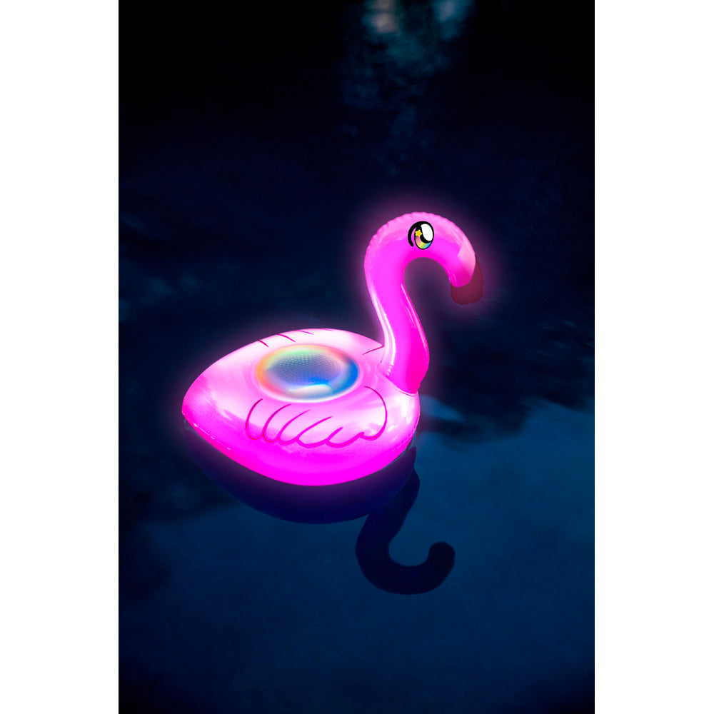 SoundCandy floating LED Flamingo Speaker with Bluetooth