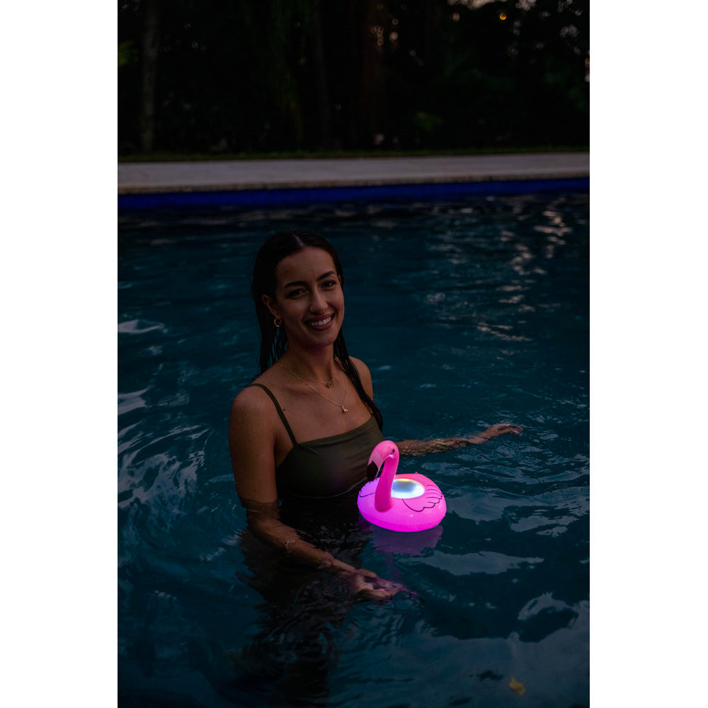 SoundCandy floating LED Flamingo Speaker with Bluetooth