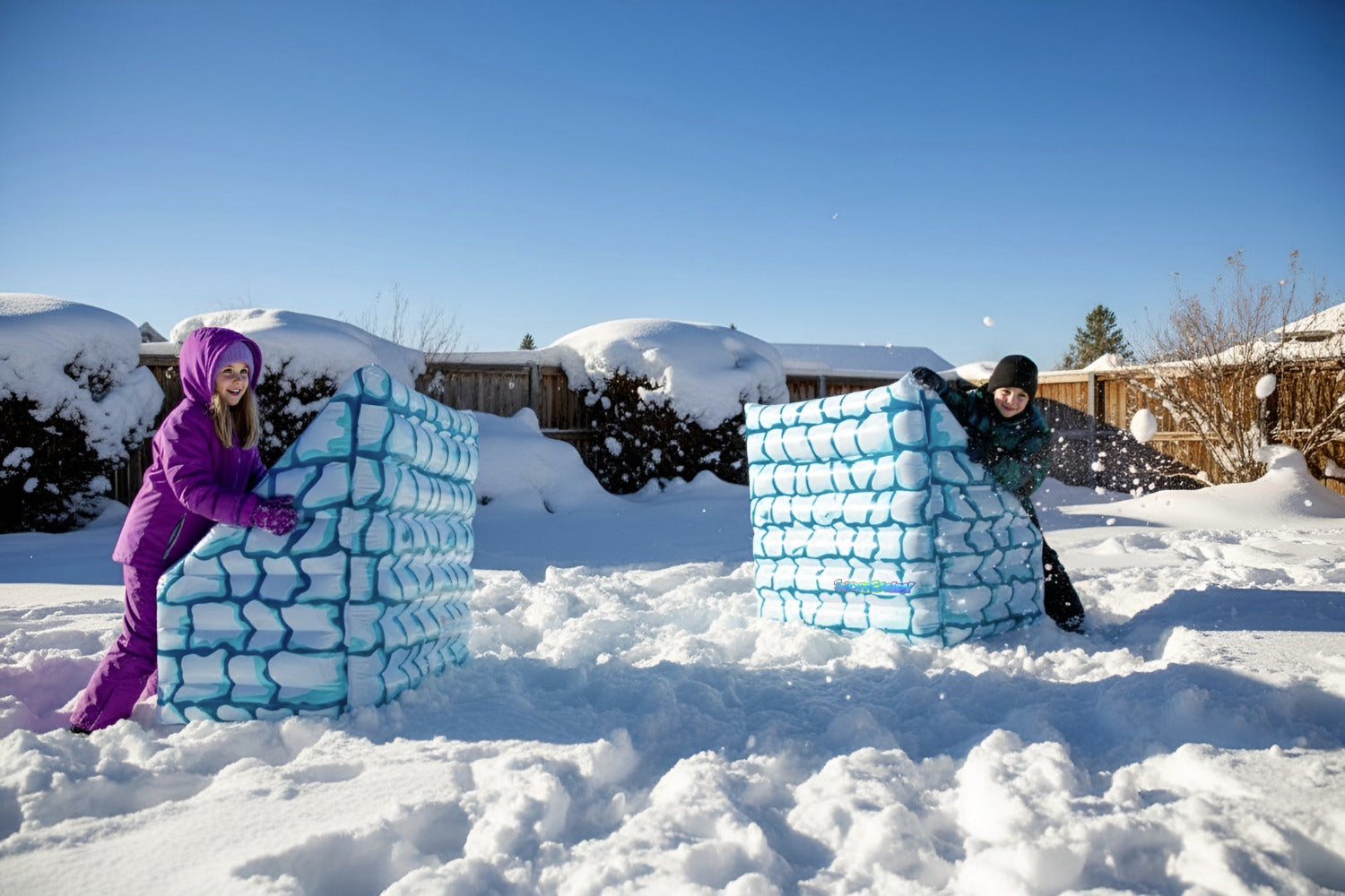 SnowCandy Inflatable Snow Bunker