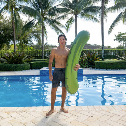 Giant Inflatable Pickle Pool and Beach Noodle