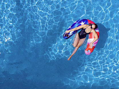 Inflatable Pool Sun Chair Stars & Stripes Jumbo