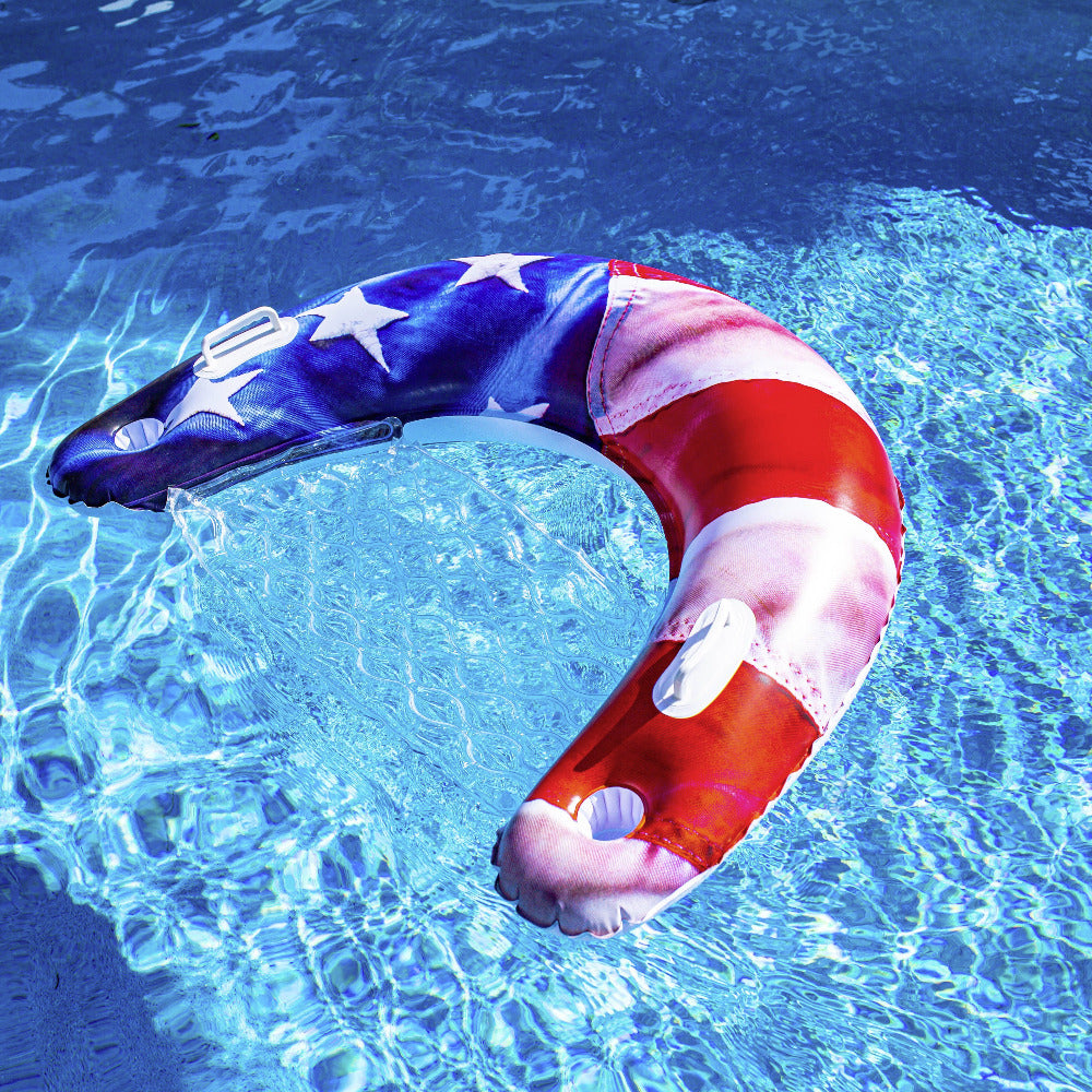 Inflatable Pool Sun Chair Stars & Stripes Jumbo