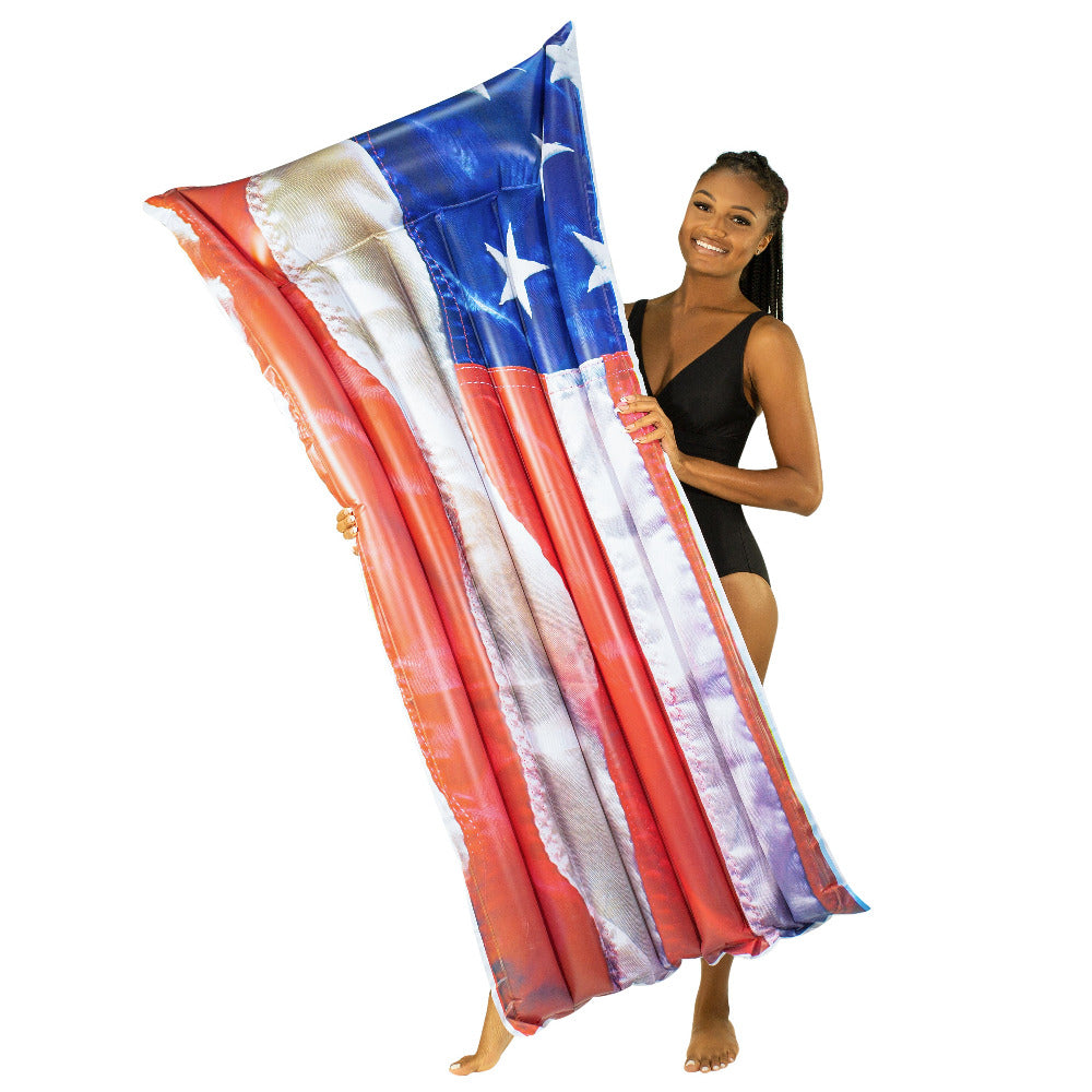 Stars & Stripes Extra Wide Pillow Pool Raft