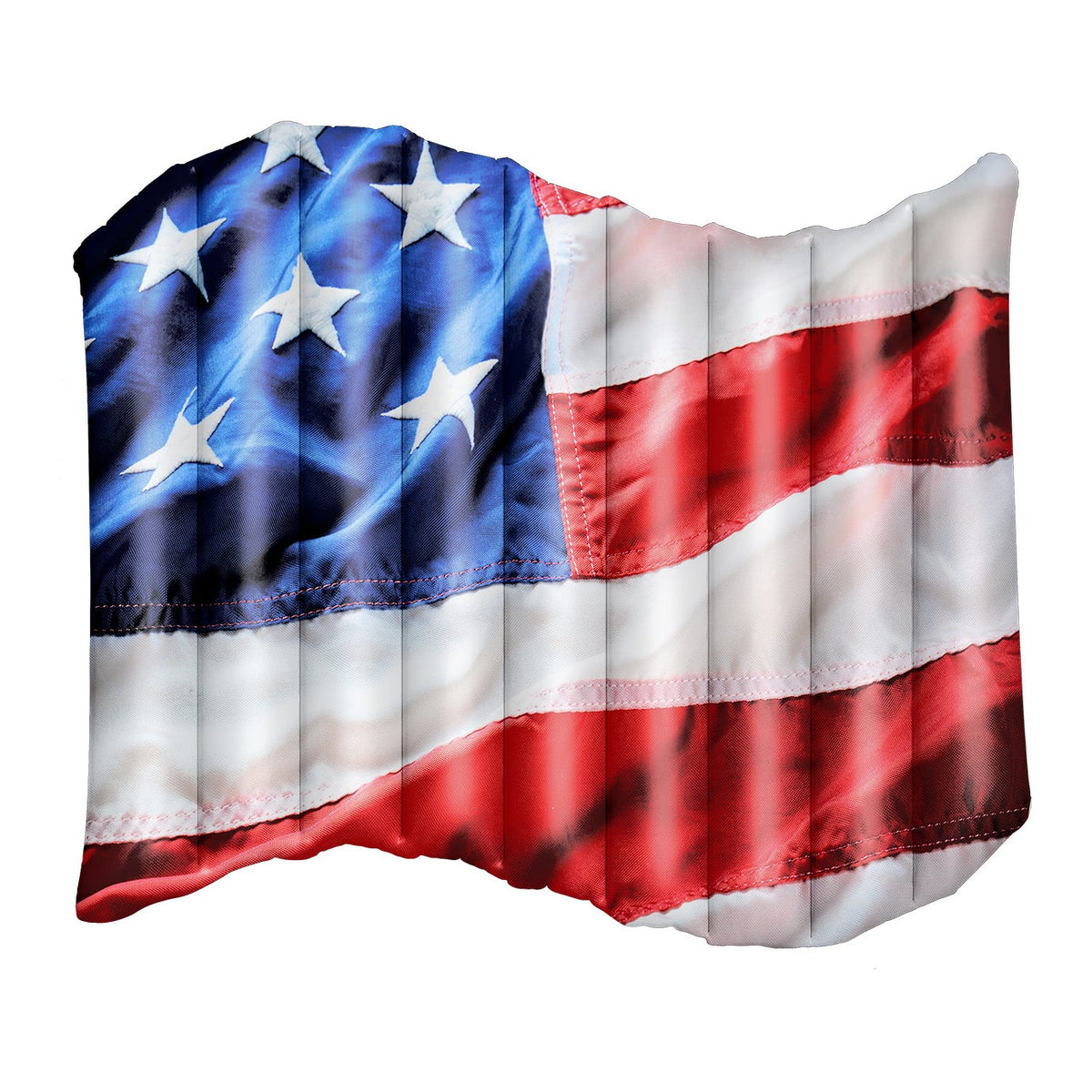 Inflatable Stars & Stripes Pool Raft Deluxe Giant 2 Person