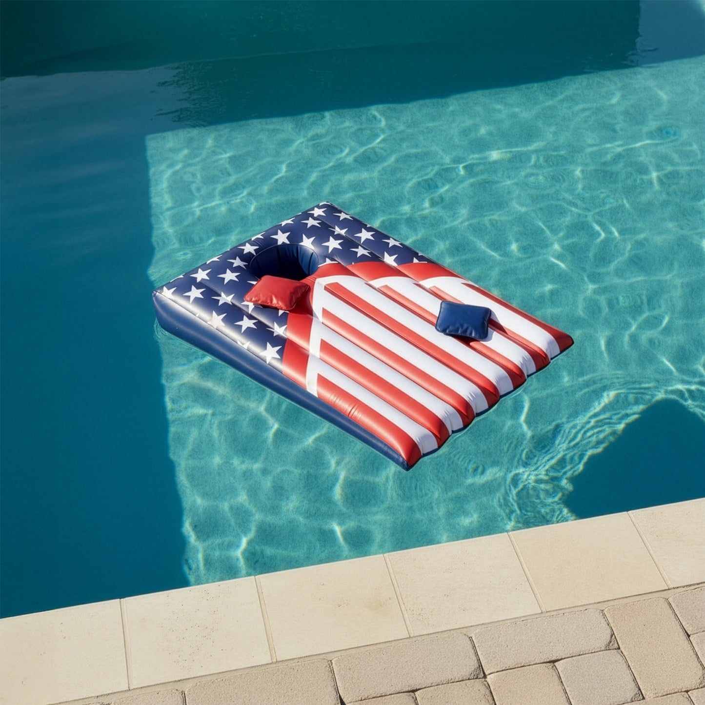 Patriotic Inflatable Cornhole Game