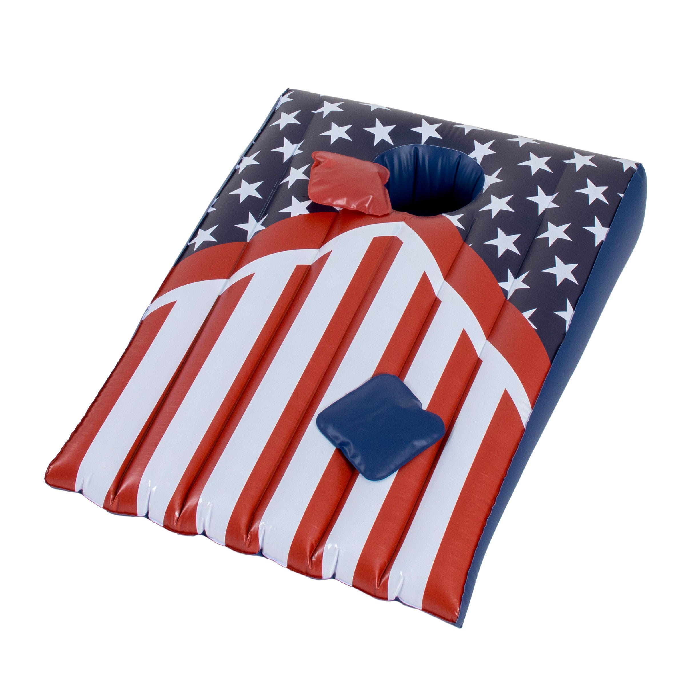 Patriotic Inflatable Cornhole Game – PoolCandy