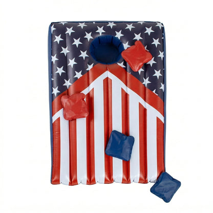 Patriotic Inflatable Cornhole Game
