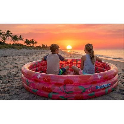 Inflatable Sunning Pool Strawberries & Cherries