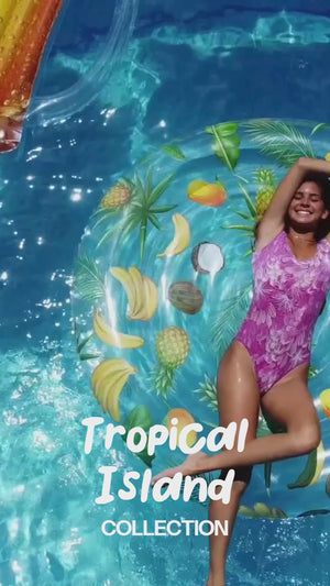 PoolCandy Resort Collection  Tropical Fruit   Jumbo 48" Pool Tube