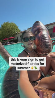 Tube Runner Motorized T-Rex Pool Float Special Edition