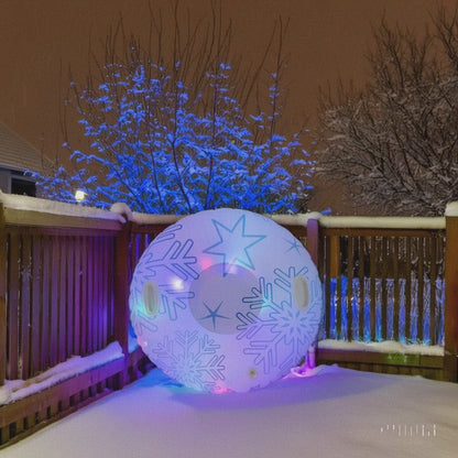 SnowCandy Illuminated Jumbo LED Snow Tube