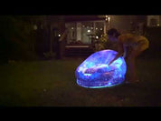 Inflatable Chair Illuminated Galaxy Air Candy