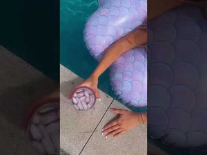 Mermaid Print Oyster Shell Pool Float PoolCandy