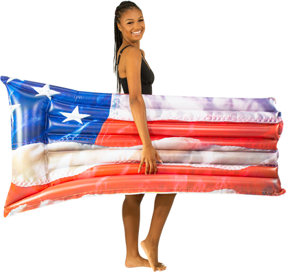 Stars & Stripes Extra Wide Pillow Pool Raft