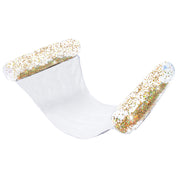 SplashParty Gold Glitter Pool Hammock