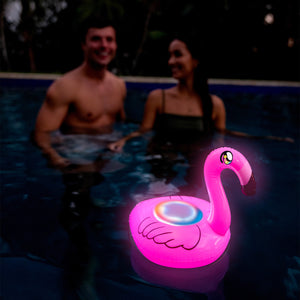 SoundCandy floating LED Flamingo Speaker with Bluetooth