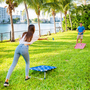 YardCandy Stars & Stripes Portable Cornhole Toss Game