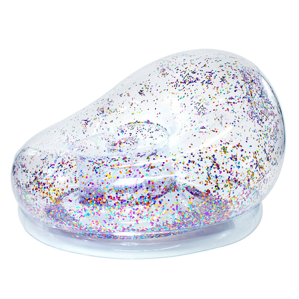 Air Candy Inflatable Multi Color Glitter Chair