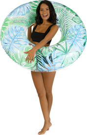 PoolCandy Resort Collection Tropical Palms Jumbo 48" Pool Tube