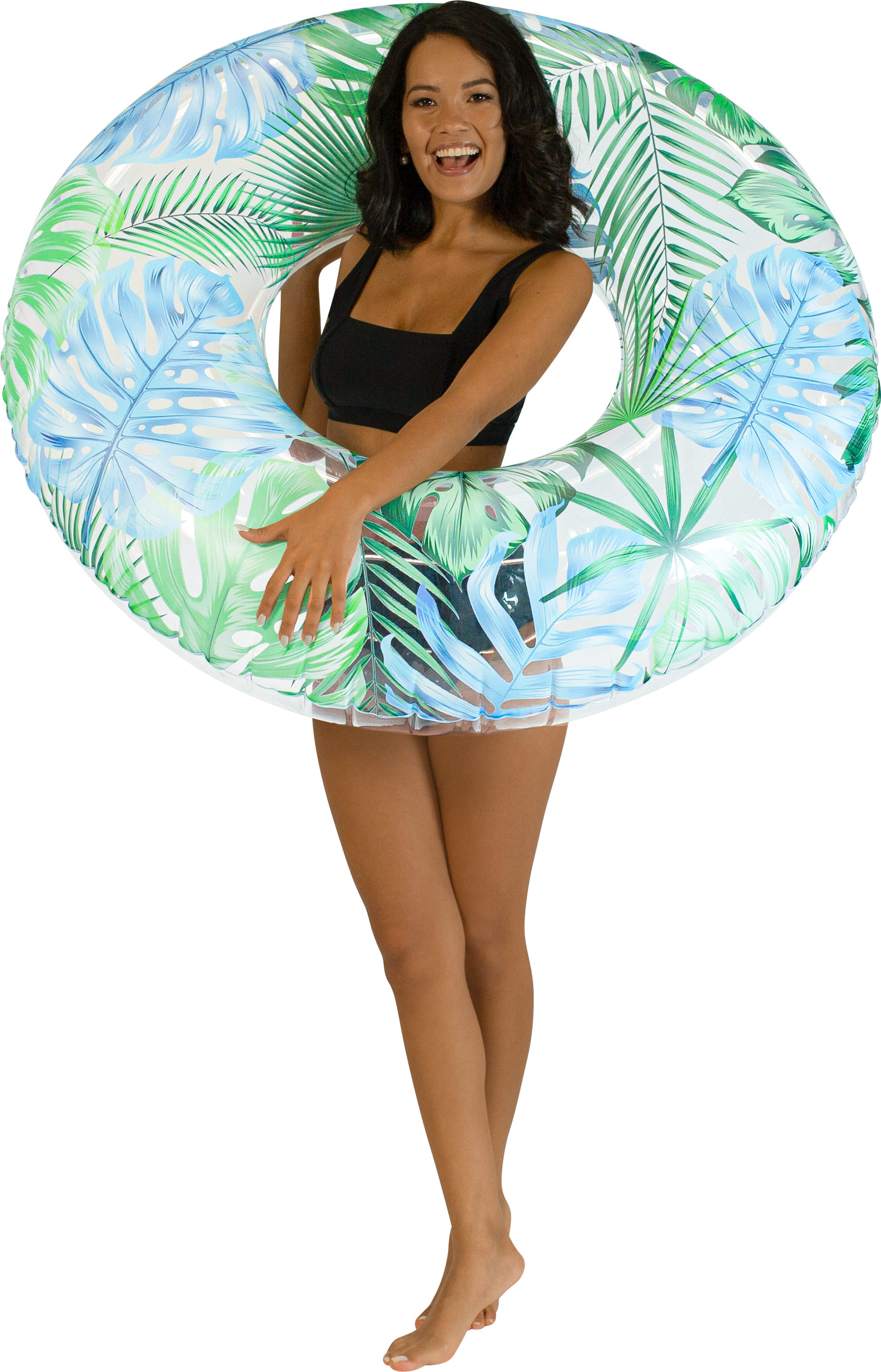 PoolCandy Resort Collection Tropical Palms Jumbo 48" Pool Tube