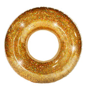 SplashParty 36" Beach & Pool Tube with Glitter - Gold Glitter