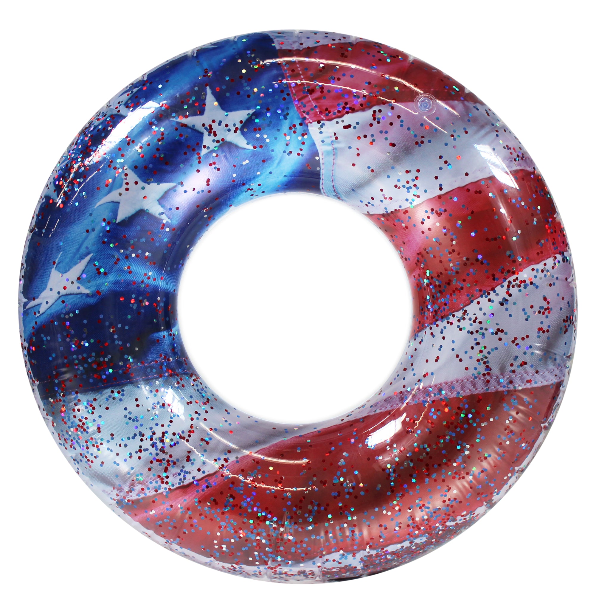 Stars & Stripes 36" Glitter Pool Tube