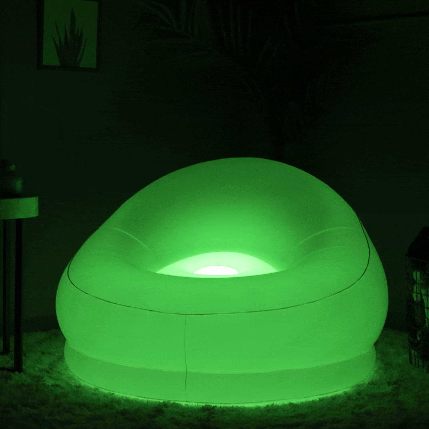 AirCandy Inflatable LED Beanbag Chair