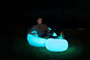 Inflatable Ottoman Illuminated LED 23 Inch AirCandy