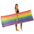 Inflatable Rainbow Pool Raft Deluxe Large Size